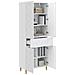 Set di armadi 2 pcs Bianco Lucido Legno ingegnerizzato - Foto miniatura 2