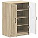 Mobile per scarpe UTRECHT 59,5 x 39,5 x 87 cm Rovere Sonoma - Foto miniatura 3