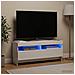 Mobile TV LED Bianco Lucido Legno ingegnerizzato - Foto miniatura 2