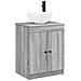 Set di mobili per il bagno Sonoma grigio Legno ingegnerizzato - Foto miniatura 1