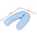 Cuscino per Gravidanza a Forma di J 54x (36-43) cm Blu - Foto miniatura 3