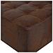Ottomano In Tessuto Similpelle Marrone Aberdeen - Foto miniatura 18