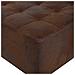 Ottomano In Tessuto Similpelle Marrone Aberdeen - Foto miniatura 5