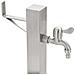 Fontanella A Colonna In Acciaio Inossidabile Quadrata 65 Cm - Foto miniatura 6