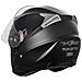 Casco Jet Moto Scooter Omologato Ece 22-05 Visiera Parasole Antigraffio Nero Opaco Xl - Foto miniatura 3