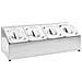 Supporto Gastronorm Con 4 Contenitori Gn 1/6 In Acciaio Inox - Foto miniatura 2