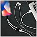 Adattatore Audio E Ricarica Apple Lightning Verso Lightning E Jack Da 3,5 Mm - Foto miniatura 5