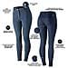Attivo Grip In Silicone Sede Completa Di Horze Donne Calzoni Da Cavallerizzo Con La Chiusura Lampo Tasche E Fondo Gamba Elastico Nero 34 - Foto miniatura 2