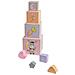 Blocchi Impilabili in Legno Donkey Rosa / Viola / Arancione - Foto miniatura 1