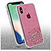 Cadorabo Custodia Compatibile Con Apple Iphone Xs Max In Rosa Con Glitter - Coperchio Protettivo In Silicone Tpu Flessibile Con Glitter Scintillanti - Foto miniatura 3