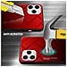 Custodia Compatibile Con Apple Iphone 11 Pro Max In Rosso - Nero - Coperchio Protettivo Bicolore In Vetro Temperato E Silicone Tpu - Foto miniatura 3