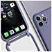 Cover Semirigida Per Iphone 11 Pro Cordino Nylon 80 Cm Viola Chiaro - Foto miniatura 4