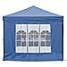 Tenda Per Feste Pieghevole Con Pareti Laterali Blu 3x6 M - Foto miniatura 5