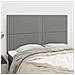 Testiere 4 Pz Grigio Scuro 72x5x78/88 Cm In Tessuto - Foto miniatura 1