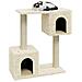 Albero Per Gatti Con Tiragraffi In Sisal Crema 60 Cm - Foto miniatura 5