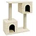 Albero Per Gatti Con Tiragraffi In Sisal Crema 60 Cm - Foto miniatura 2