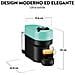 Macchina da Caffè Espresso Semi automatica Nespresso Serbatoio 0.56 Lt. Potenza 1500 Watt Colore Nero /Menta - Foto miniatura 5