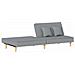 Divano Letto Grigio Chiaro In Tessuto - Foto miniatura 10