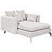 Chaise Longue Charmes Tessuto Beige Chiaro - Foto miniatura 7