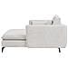 Chaise Longue Charmes Tessuto Beige Chiaro - Foto miniatura 8