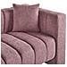 Chaise Longue Versione Destra Lannils Tessuto Rosa - Foto miniatura 5