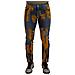 Jeans Denim Da Uomo Skinny In Cotone Tinto Giallo Blu - It48 - M - Foto miniatura 1