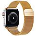 Cinturino Per Apple Watch 38 / 40 / 41 / 42 Mm In Maglia Milanese Milan Traction, Dorato - Foto miniatura 1