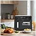 Friggitrice Ad Aria E Forno Con Capacità Di 12,5l, Compartimento Da 8,5l + Cestello Da 4l. Pannello Digitale Touch, 2400w Di Potenza E Finestra Di Visualizzazione. - Foto miniatura 6