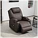 Poltrona Massaggiante Reclinabile con 8 Punti Massaggio e 5 Modalità, 84x92x109cm, Marrone Scuro - Foto miniatura 1