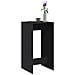Tavolo Da Bar Nero 51x50x103,5 Cm In Legno Multistrato - Foto miniatura 1