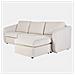 Konekt Divano Componibile A 3 Posti In Beige Con Poggiapiedi - Foto miniatura 2