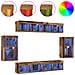 Mensola Galleggiante  2 pz Legno Antico 40x28.5x40 cm Legno Ingegnerizzato, Armadi a Muro  con Luci LED 2 pz Legno Antico 40x30x30 cm, Armadi TV a Muro  con Luci LED 2 pz Legno Antico 80x30x30 cm - Foto miniatura 4