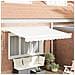 Tessuto di Sostituzione per Gazebo per Telaio 3x2.5 m Bianco - Foto miniatura 2