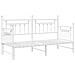 Daybed  con Letto Estraibile Bianco 75x190 cm in Acciaio - Foto miniatura 3