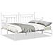 Daybed  con Letto Estraibile Bianco 75x190 cm in Acciaio - Foto miniatura 4