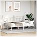 Daybed  con Letto Estraibile Bianco 75x190 cm in Acciaio - Foto miniatura 5