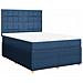 Giroletto a Molle con Materasso Blu 140x190 cm in Tessuto - Foto miniatura 3
