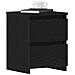 Comodino  con cassetti Nero Rovere 30x30x40 cm - Foto miniatura 3