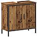 Set di mobili da bagno in 2 pezzi Legno vecchio Legno ingegnerizzato - Foto miniatura 5