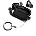 Custodia Protettiva Compatibile Con Beats Solo Buds - Cover Trasparente Con Blocco In Pc Tpu Transparent+black - Foto miniatura 3