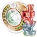 81016 materiale di stampa 3D Acido polilattico (PLA), Seta Multicolore 1 kg - Foto miniatura 1