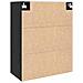 Pensile Rovere nero 69.5 x 34 x 90 cm Legno multistrato - Foto miniatura 8