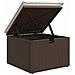 Set Divano da Giardino 6 pcs Marrone e crema 232 x 122 x 85 cm - Foto miniatura 9