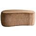 Pouf Bayard Finta Pelliccia Marrone Chiaro - Foto miniatura 4