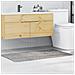 Tappetino da bagno rettangolare grigio 70x120 cm in polipropilene antiscivolo - Foto miniatura 2