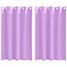 Tende con tende 2 pcs Viola Poliestere - Foto miniatura 1