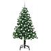 Albero di Natale con 300 LED con supporto Verde 180 cm PVC - Foto miniatura 4