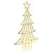 Albero di Natale con 160 LED Bianco caldo 150 cm PET - Foto miniatura 1