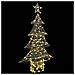 Albero di Natale con 160 LED Bianco caldo 150 cm PET - Foto miniatura 3