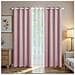 Set Di 3 Tende Oscuranti (132x160cm) - Drappeggi Moderni Ed Eleganti Per Oscurare La Stanza Pink - Foto miniatura 1